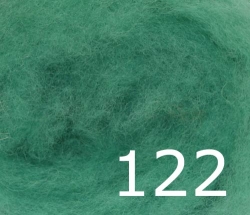 Alpenwolle im Vlies - gef�rbt, 50�g