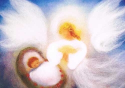 Franziska Sertori-Kopp - Geburt blau