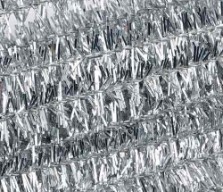 Biegeplsch 50 cm 10 Stck - silber