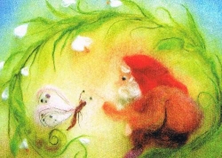 Franziska Sertori-Kopp - Zwerg mit Schmetterling