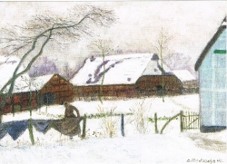 Otto Modersohn - Winter in Fischerhude