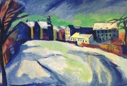 Max Pechstein - Winterlandschaft