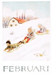 Elsa Beskow - Februar