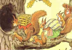 Elsa Beskow - Eichhrnchenfamilie