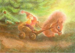 Gabriela de Carvalho - Zwerg mit Eichhrnchen