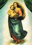 Raffael - Sixtinische Madonna, Mutter und Kind