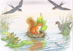 Molly Brett - Eichh�rnchen auf Flo�fahrt
