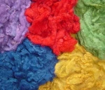 Leicesterflocken gefärbt - Sortiment 5 Farben 50 g